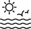 Sea view icon