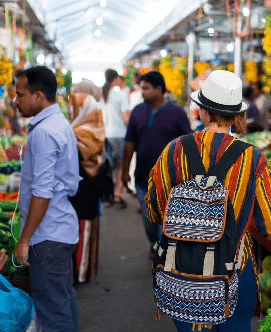 People engaging in an activity in the Maldives