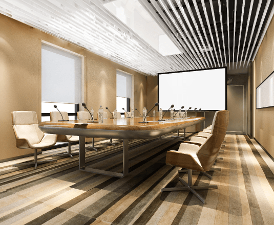 Luxury business meeting room in the Maldives