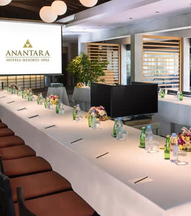 Luxury convention facilities at Anantara resort